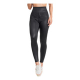 Calça Cirre Feminina Cintura Alta Disco Hot Pants Couro Fake