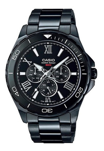 Reloj Casio Mtd-1075bk-1a1vdf Hombre 100% Original