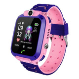 Reloj Inteligente Niños Tactil Tarjeta Sim Gps Telefono Rosa