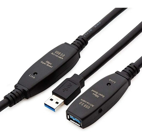 Cable Usb 3.0 Activo Itab Extensión 10 Metros