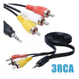 Cable Auxiliar Rca 3x1 Para Decodificadores Sonido Tvbox