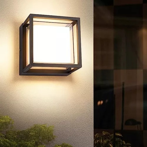 Lámpara De Pared Impermeable Led De Moderna Para Exteriores