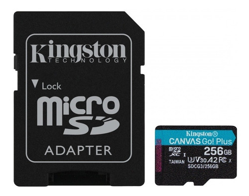 Memoria Flash Kingston Canvas Go! Plus 256gb Microsdxc