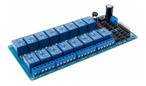 Módulo De 16 Relés 16 Canales 5v Para Arduino Uno,pic,avr