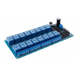 Módulo De 16 Relés 16 Canales 5v Para Arduino Uno,pic,avr