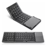 Teclado Inalámbrico Portátil Conexión Bluetooth Plegable