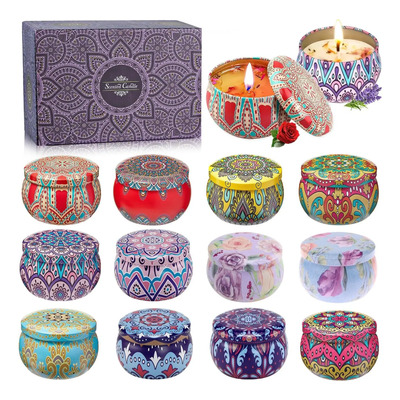 12 Piezas Velas Aromaticas,velas Perfumadas De Cera De Soja | MercadoLibre
