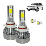 Kit Lâmpada Super Led Gol G7 Farol Milha 6500k