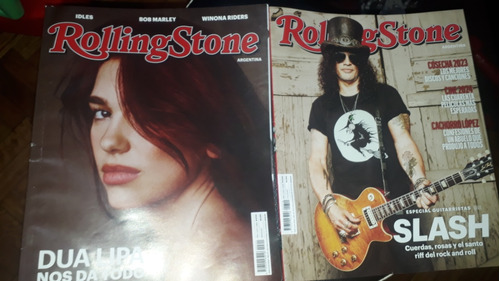 Lote 4 Rolling Stone Enero A Abril De 2024 Slash Dua Lipa