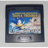 Sonic Triple Trouble Sega Game Gear Original