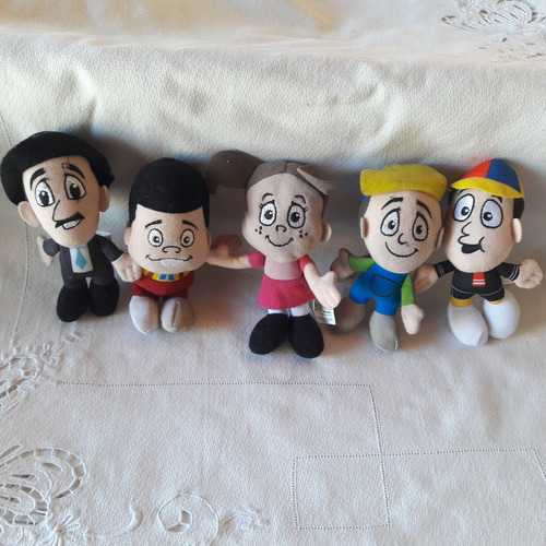 Chavo Del Ocho Lote 5 Muñecos Peluches Mc Donald´s 2011