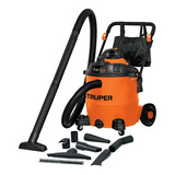 Aspiradora Truper Asp-16s 60l Sólidos Líquidos 6-1/2hp 127v Color Naranja