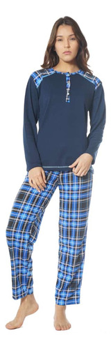 Pijama Dama Mujer Invierno Excelente Calidad Pantalon Talles