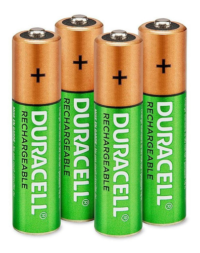 Baterías Recargables Aaa Duracell - 4/paq - Uline