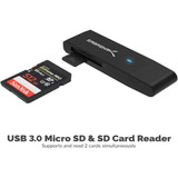 Lector Tarjetas Memoria Usb 3.0 - Sd Micro Sd Sabrent Cr-t2m
