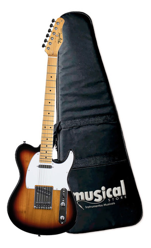 Guitarra Tagima Tw-55 Tw 55 Sb Com Capa Luxo Oferta