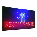 Letreros Led Luminosos Comerciales Textos Restaurante 48x25