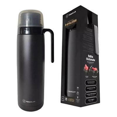 Termo Termolar Revolution Negro 1 Lts | Envío gratis