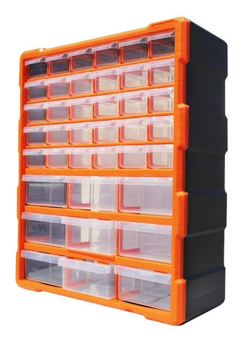 Caja Organizadora Plástica Tactix, 39 Compart, Mod 320636