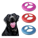 3 Frisbee Brinquedo Para Cachorro Disco Tipo Voador Pet Cães