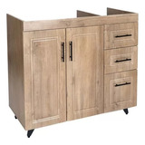 Mueble Lavaplatos Termolaminado Der Wood 100x50