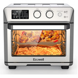 Freidora De Aire Y Horno Tostador Ecowell, 15 En 1, Acero In