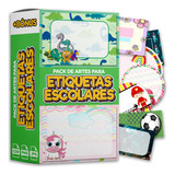 Pack De Artes Para Etiquetas Escolares (coreldraw E Png)