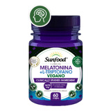 Melatonina + Triptofano Vegano Sunfood 60 Cápsulas