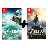 Pack 2 The Legend Of Zelda Totk + Botw Nintendo Switch
