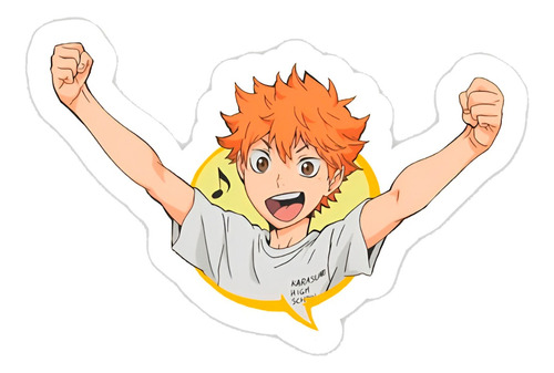 Sticker Para Carro Nuevo Vinyl 16 Cm Haikyuu