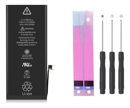 Kit Ferramentas + Bateria Para iPhone 8 Plus A1897 A1864