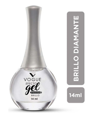 Esmalte De Uñas Vogue Efecto Gel Brillo Diamante