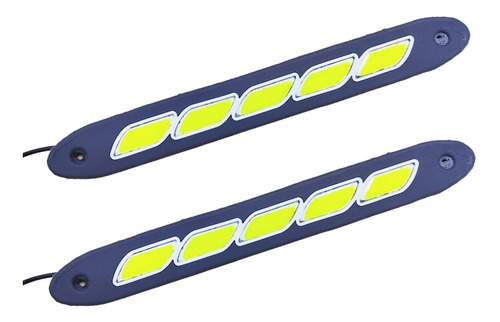 X2 Tira Barra Luz Led Neblinero Blanco Auto 12v 11856