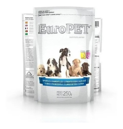 Europet Leche Cachorros Lactantes Sustituto Lácteo 250g