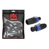 20x Plug Speakon 4 Polos - Premium Profissional Série Prime