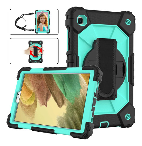 Funda Con Correa De Mano Para Samsung Galaxy Tab A7 Lite  Cu