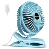 Ventilador De Escritorio Beskar Usb 6 Pulgadas 3 Vel Azul