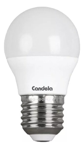 25 Lámparas Led Gota 5w (40w) Luz Cálida Candela 6799