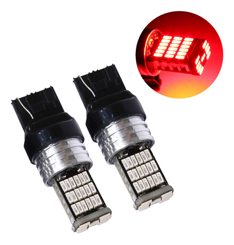 Foco De Led 7740 45smd 12v-24v Rojo Fijo/strobo Ds