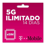 E-sim Estados Unidos 5g Ilimitado - 14 Dias T-mobile Chip