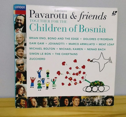 Laser Disc Ld Luciano Pavarotti & Friends Children Of Bosnia