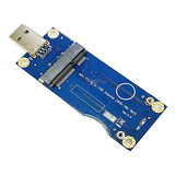 Adaptador Mini Pci-e A Usb Con Ranura Para Tarjeta Sim Para