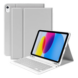 Funda Para iPad De 10ª Generacion Con Teclado (10.9 Pulgadas