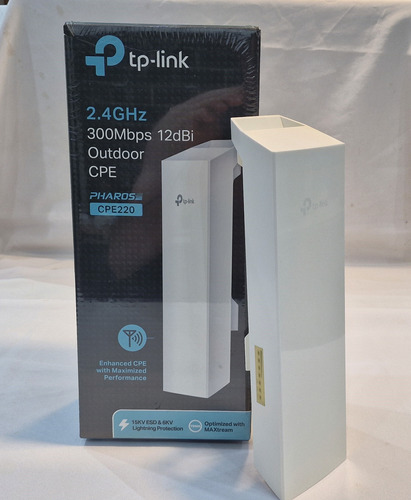 Access Point Exterior Tp-link Pharos Cpe220 2.4ghz 12dbi