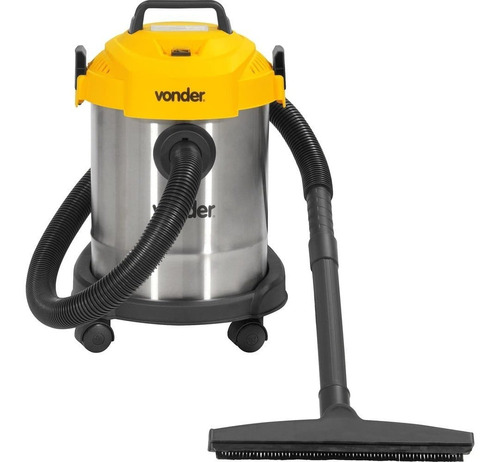 Aspirador De Pó E Água Profissional Apv1000 127v Vonder Cor Prateado/amarelo/preto