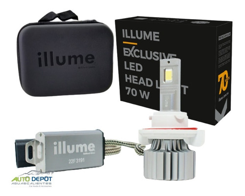 Focos Led Luces Illume Exclusive 70w H7 H11 9005 9006 H1 H3