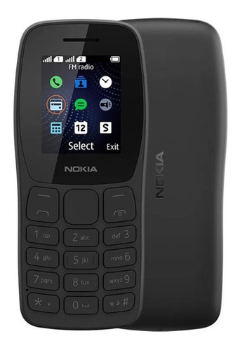 Celular Nokia 105 Dual Chip Fm Jogos Pré-instalados Nk093