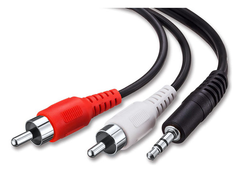 Cable Plug Auxiliar 3.5 A 2 Rca 1.5mts 2x1 