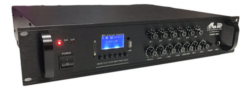 Amplificador Potencia 300w Linea De 70v Y 100v  Mp3 Bluetoot