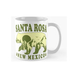 Taza Santa Rosa New Mexico Mountain View Calidad Premium